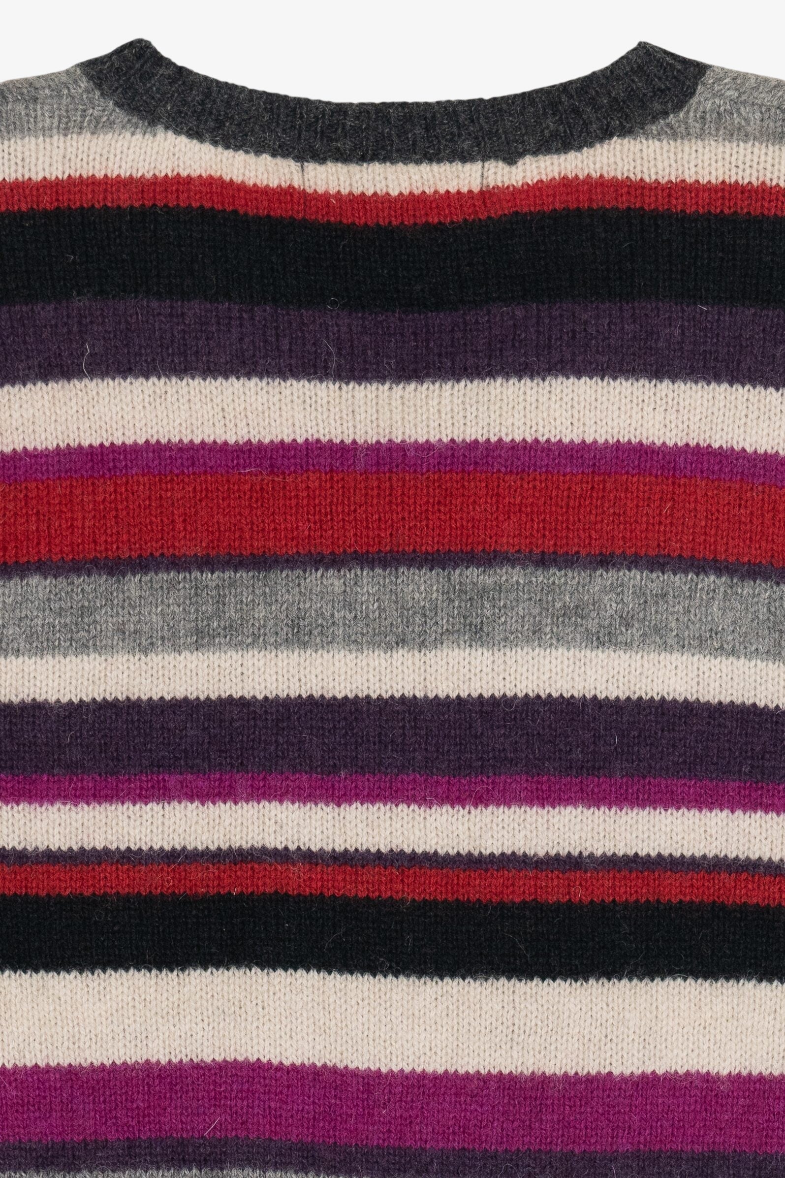 Vintage The Limited Striped V-Neck Wool Sweater (2000s)