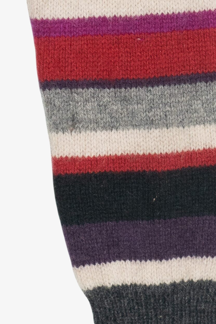 Vintage The Limited Striped V-Neck Wool Sweater (2000s)