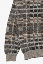Vintage Gray Checkered Brandini Sweater (1990s)