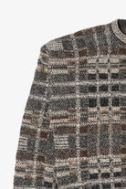 Vintage Gray Checkered Brandini Sweater (1990s)