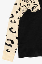 Leopard Sleeves Sweater (2010s)