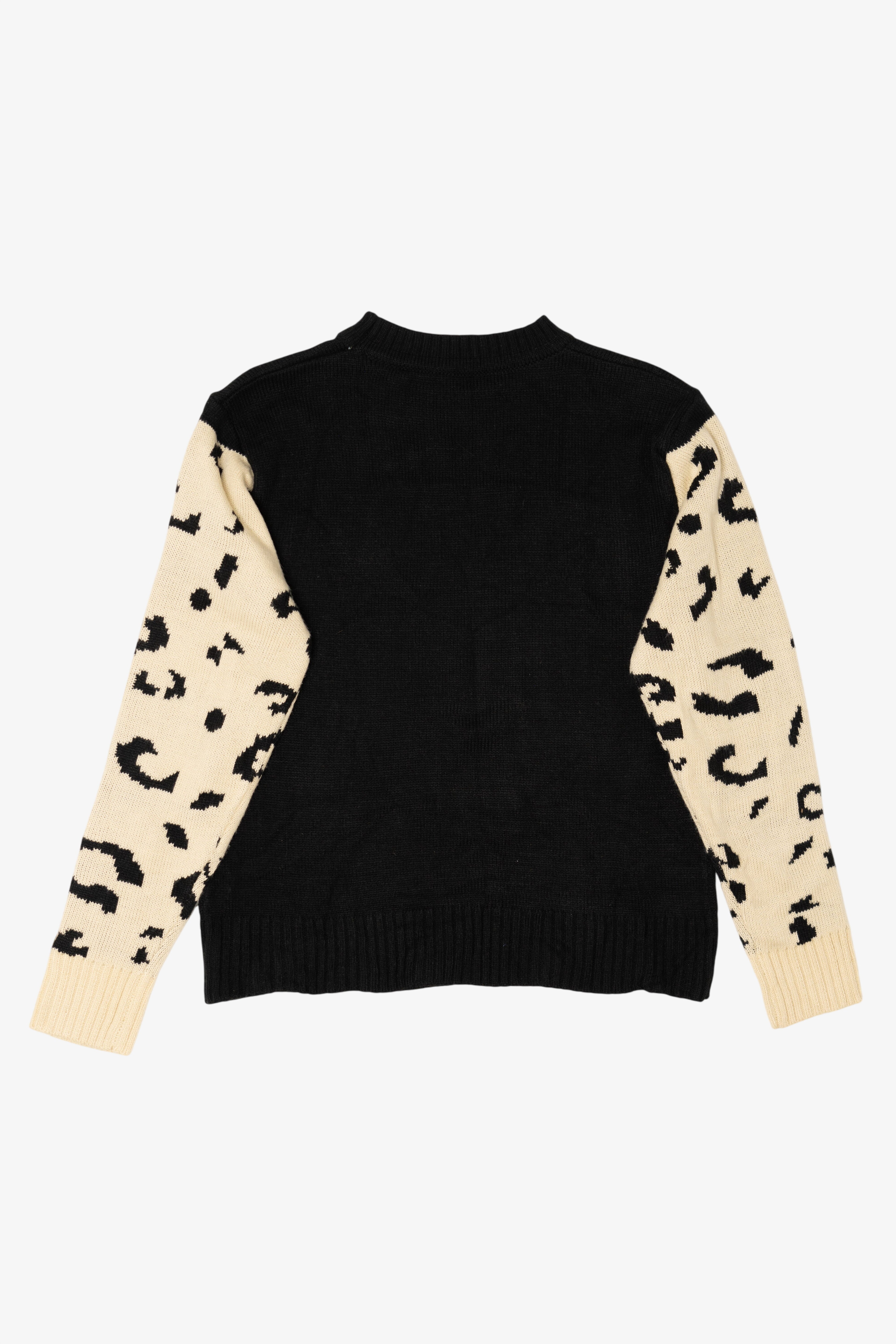 Leopard Sleeves Sweater (2010s)