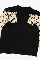Leopard Sleeves Sweater (2010s)
