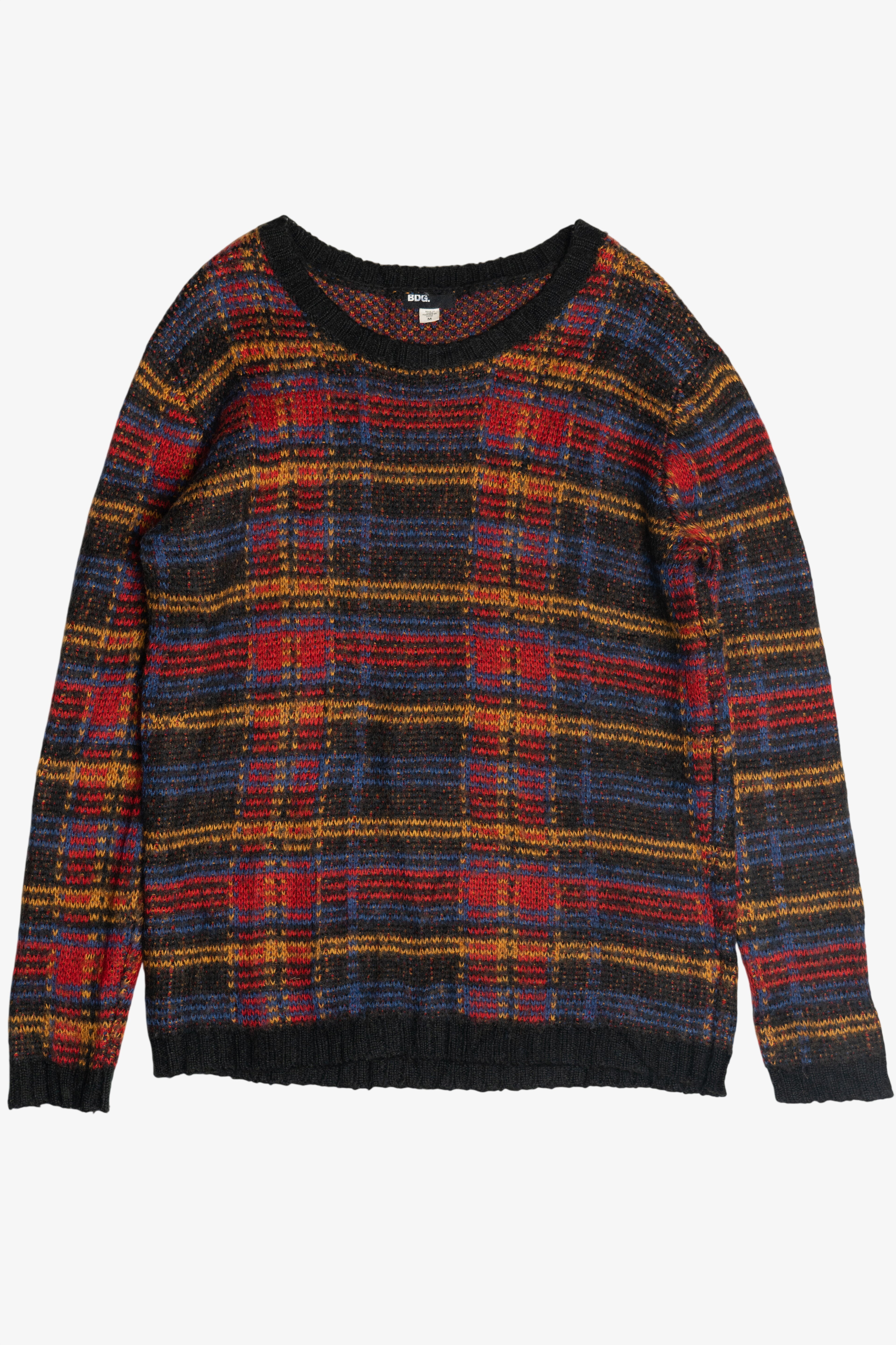 BDG Plaid Chunky Knit Sweater (2020s)
