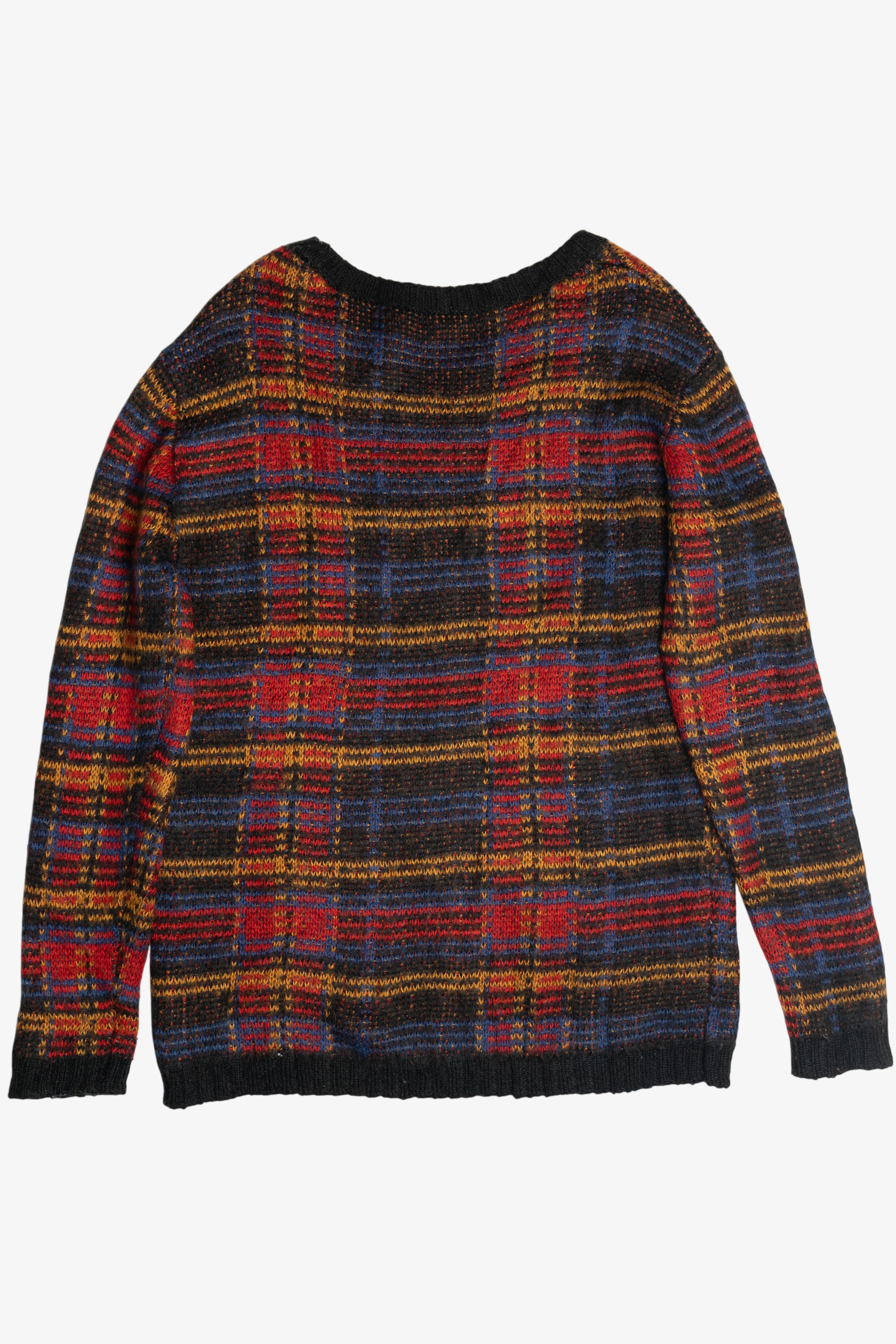 BDG Plaid Chunky Knit Sweater (2020s)