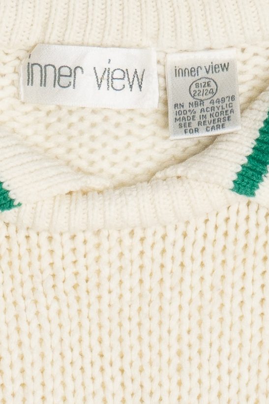 Vintage "Club Scout" Patches Color Block Sweater (1980s)