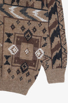 Vintage Gabicci Concept Design V-Neck Graphic Sweater (1980s)