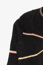 Vintage Colours Geometric Lines Graphic Sweater (1990s)