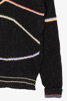 Vintage Colours Geometric Lines Graphic Sweater (1990s)