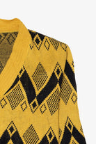 Vintage Black And Yellow Graphic Sweater (1980s)