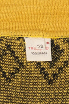Vintage Black And Yellow Graphic Sweater (1980s)