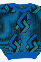 Vintage Blue New Era Graphic Sweater (1980s)
