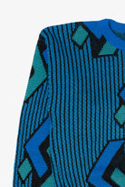 Vintage Blue New Era Graphic Sweater (1980s)