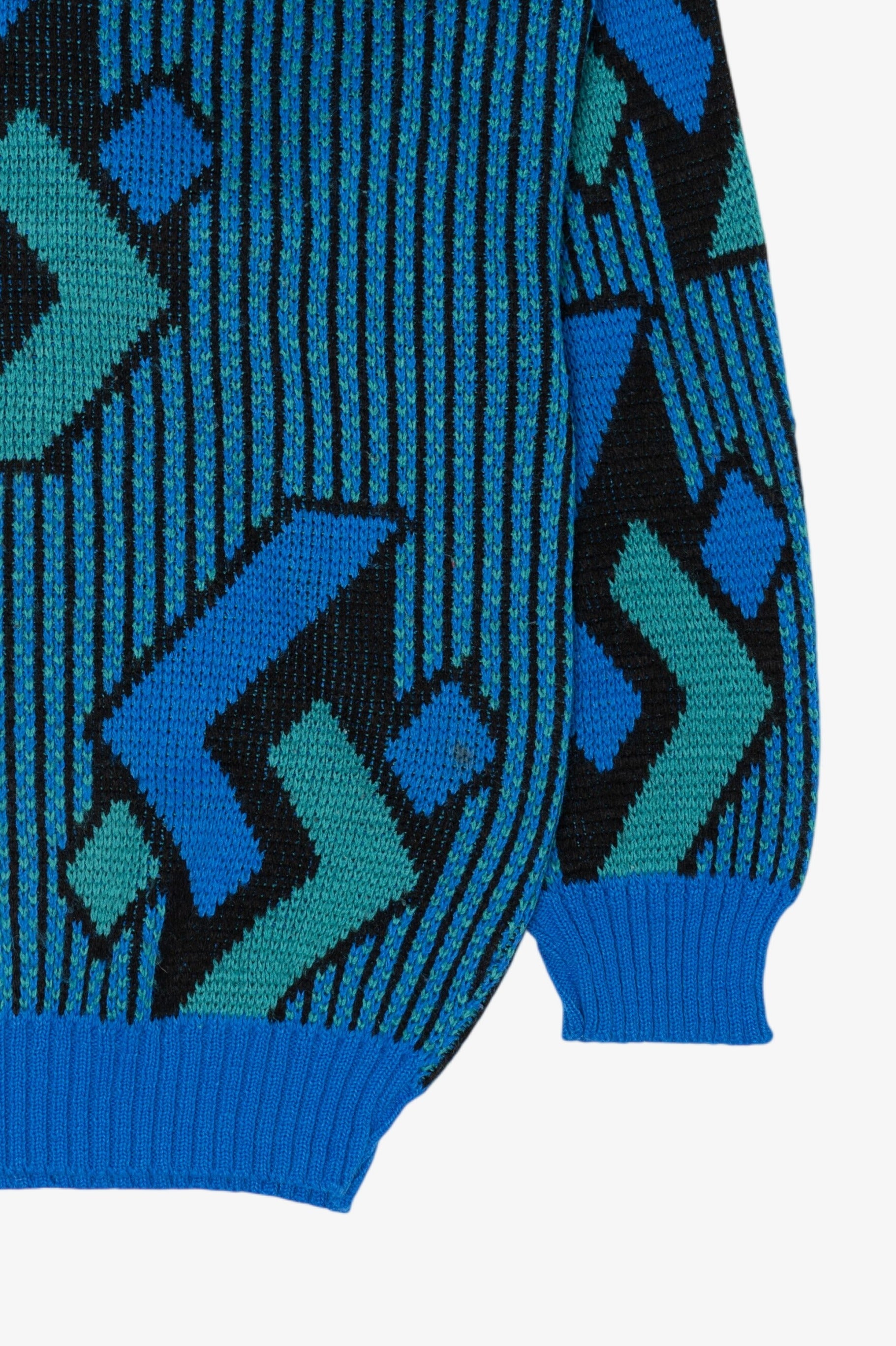 Vintage Blue New Era Graphic Sweater (1980s)