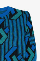 Vintage Blue New Era Graphic Sweater (1980s)