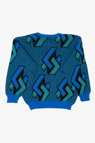 Vintage Blue New Era Graphic Sweater (1980s)