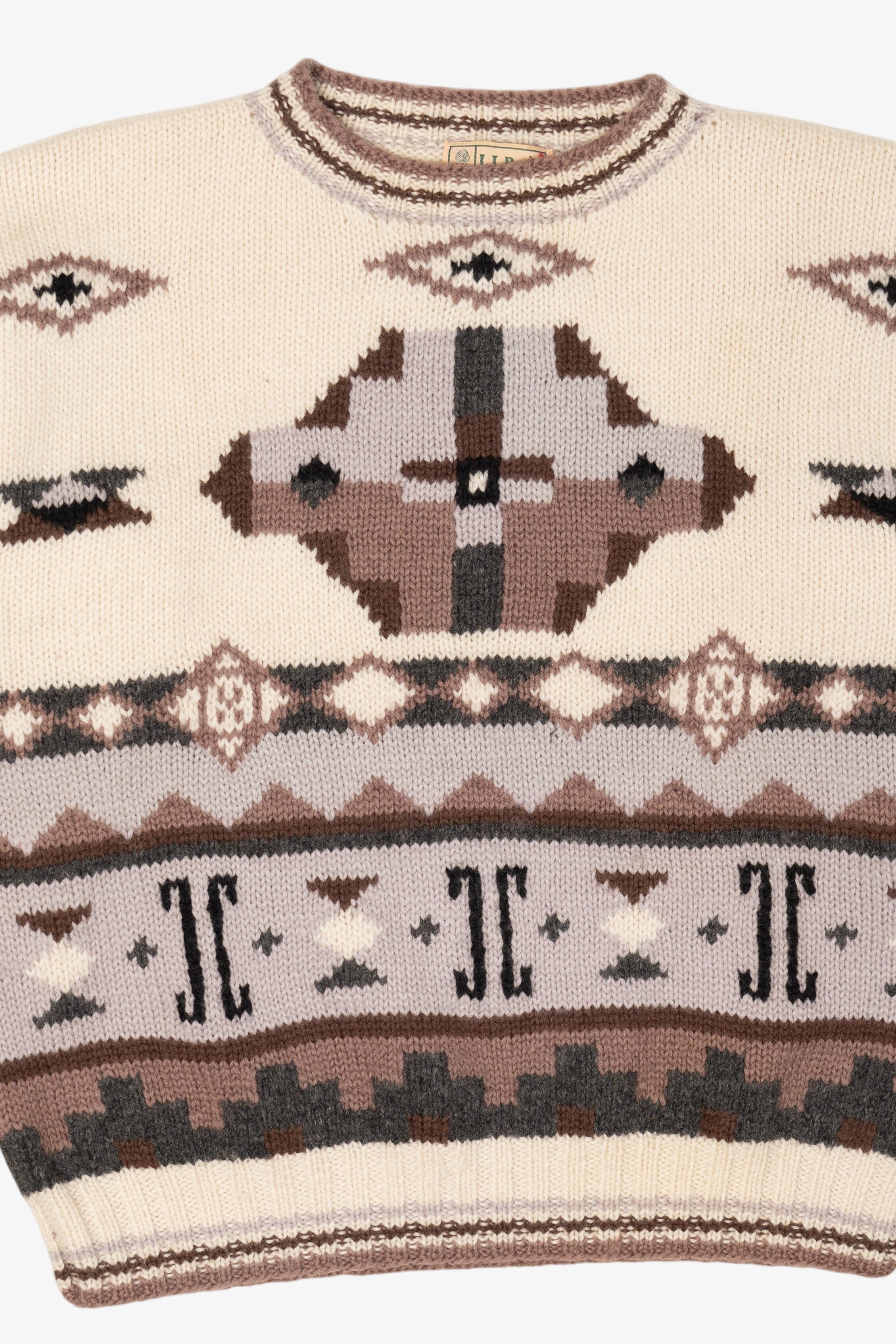 Vintage L.L. Bean Aztec Southwestern Pattern Sweater (1990s)