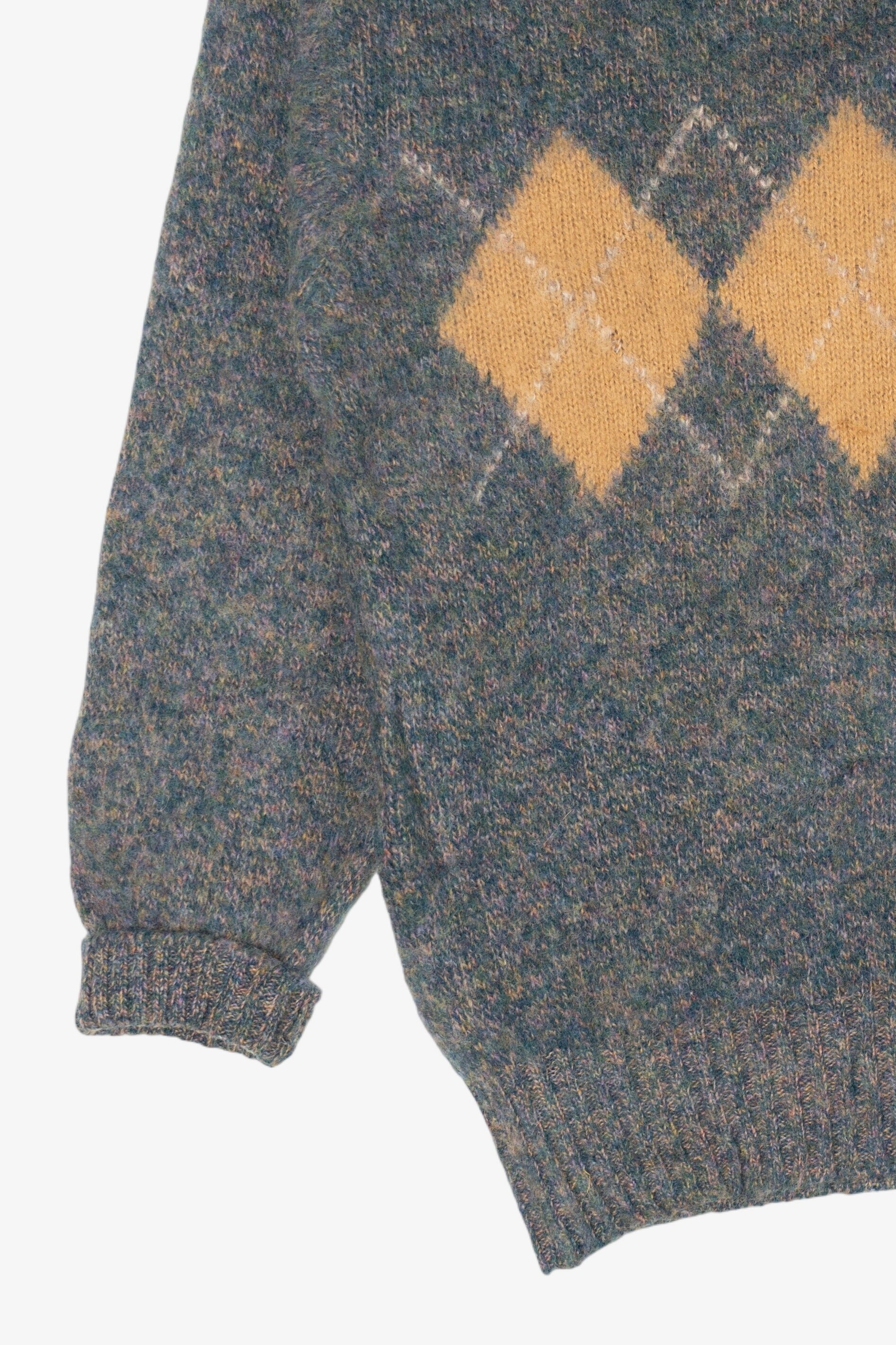 Vintage James Dalgliesh Argyle Polo Sweater (1980s)
