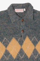 Vintage James Dalgliesh Argyle Polo Sweater (1980s)