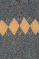 Vintage James Dalgliesh Argyle Polo Sweater (1980s)
