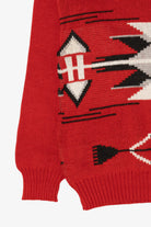 Vintage Red Repage Aztec Graphic Sweater (1990s)