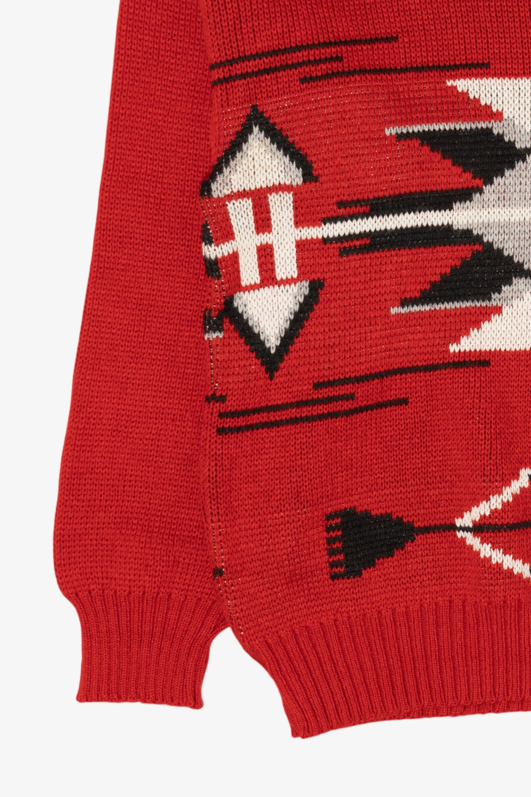 Vintage Red Repage Aztec Graphic Sweater (1990s)