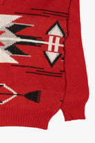 Vintage Red Repage Aztec Graphic Sweater (1990s)