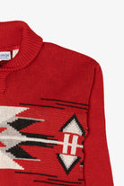 Vintage Red Repage Aztec Graphic Sweater (1990s)