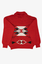 Vintage Red Repage Aztec Graphic Sweater (1990s)
