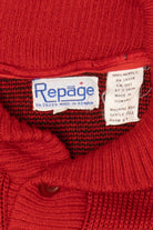 Vintage Red Repage Aztec Graphic Sweater (1990s)