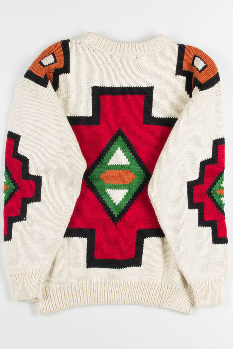 Vintage Southwestern Pattern Sweater