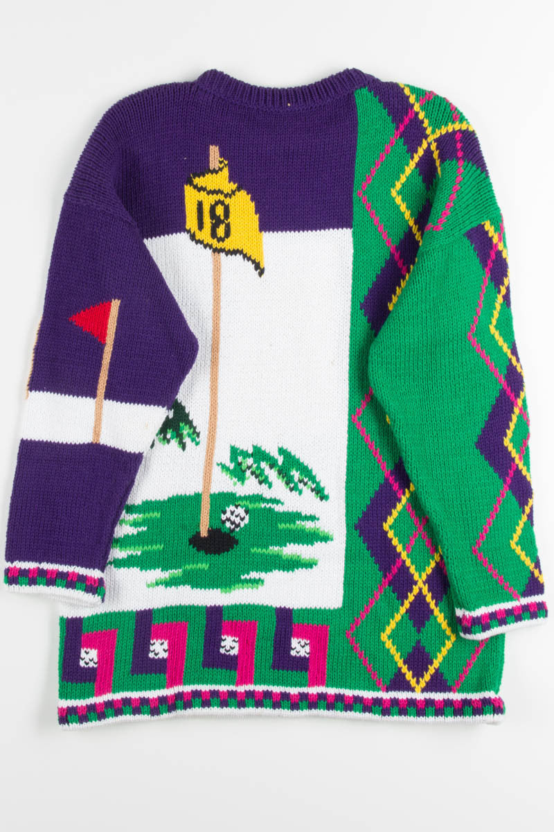 Vintage Golf Argyle Sweater