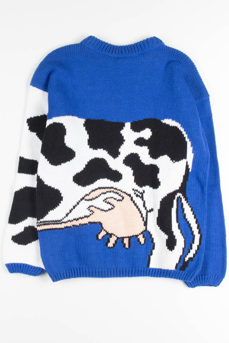 Vintage Cow Sweater