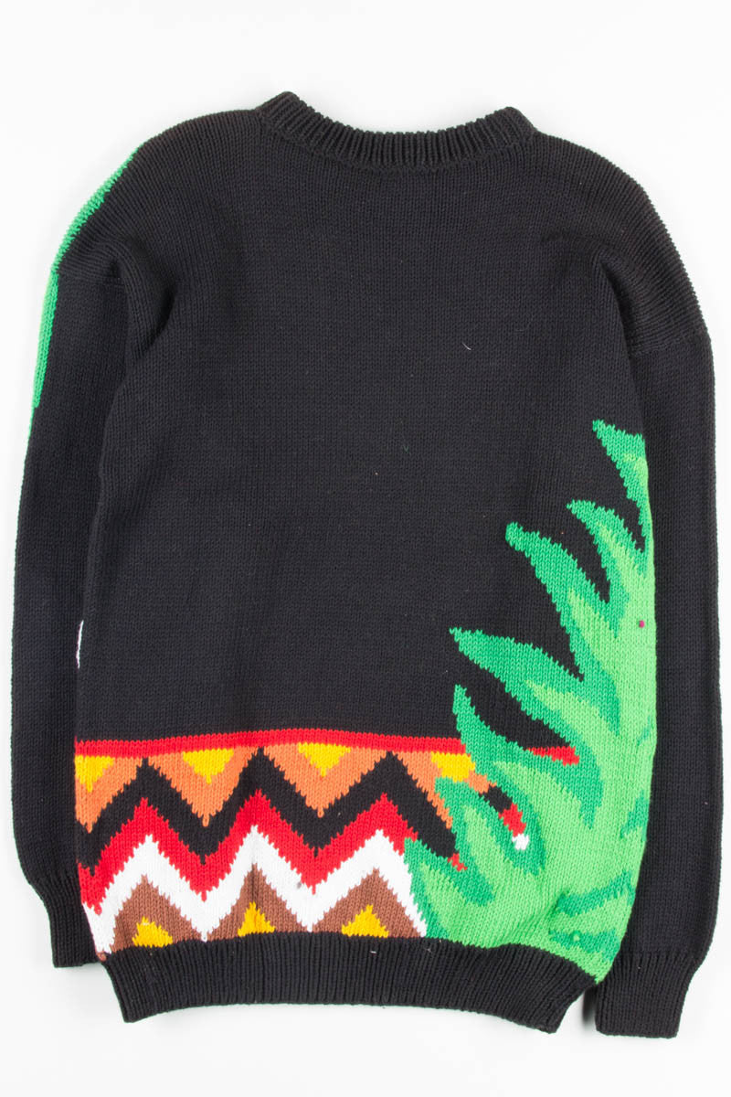 Vintage Safari Animals Sweater