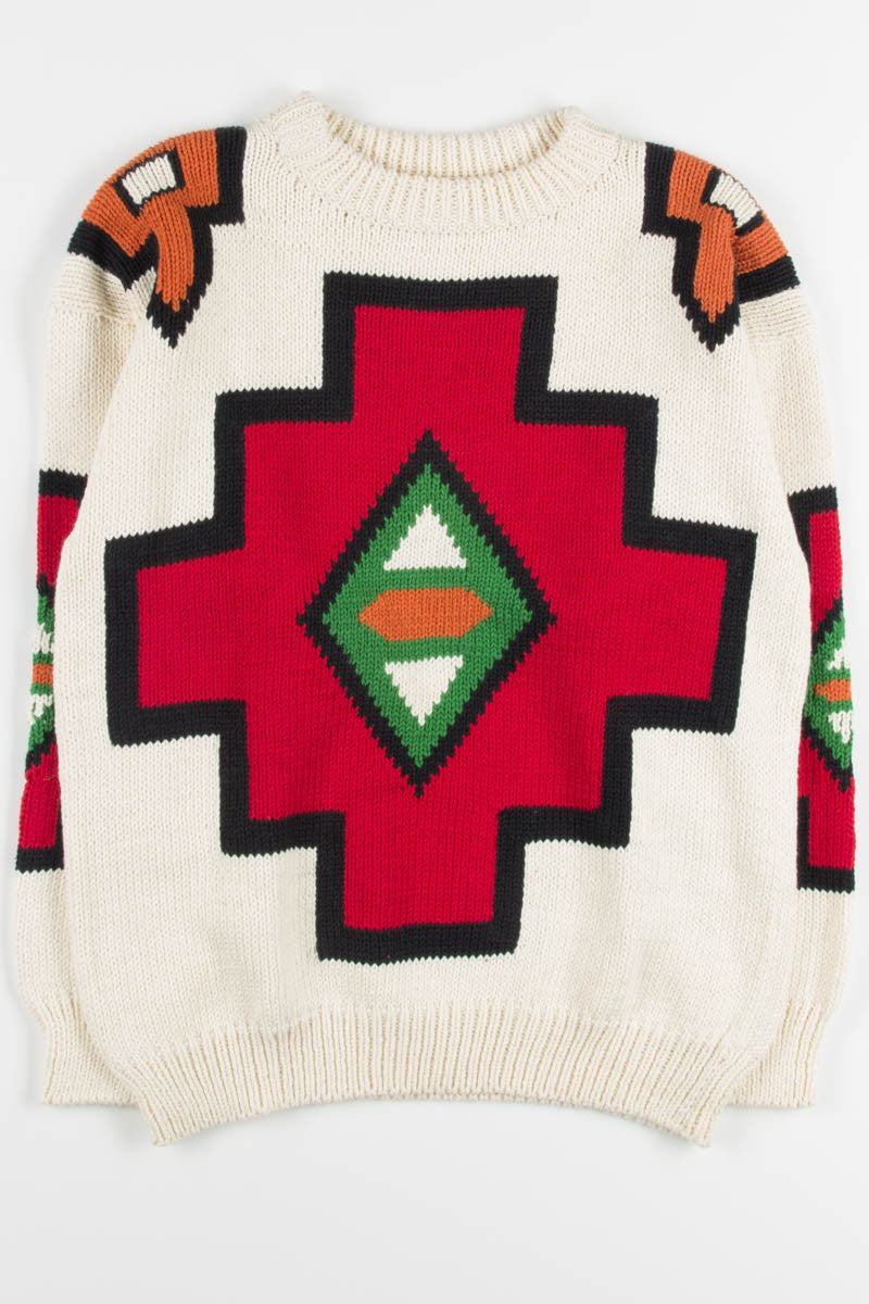 Vintage Southwestern Pattern Sweater