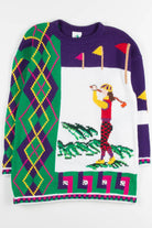 Vintage Golf Argyle Sweater