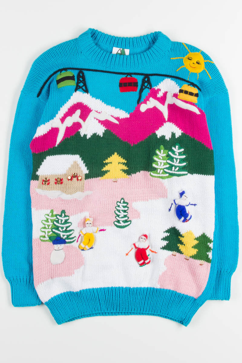 Vintage Skiing Sweater 1