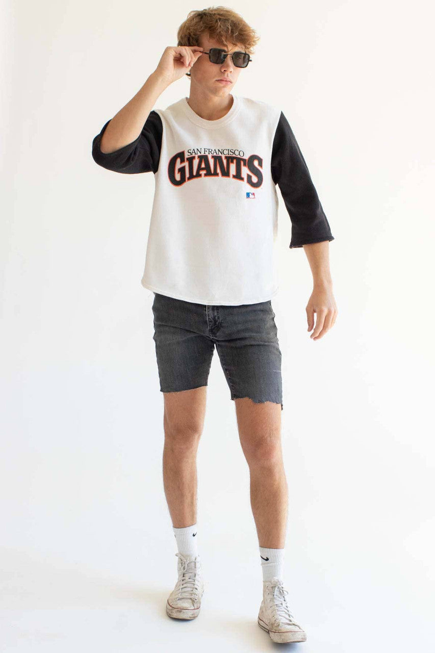 Vintage Half Sleeve San Francisco Giants Sweatshirt