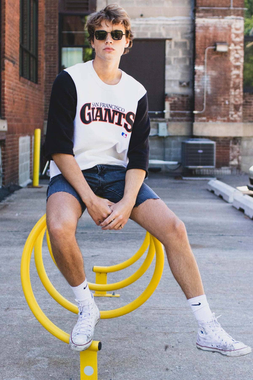 Vintage Half Sleeve San Francisco Giants Sweatshirt