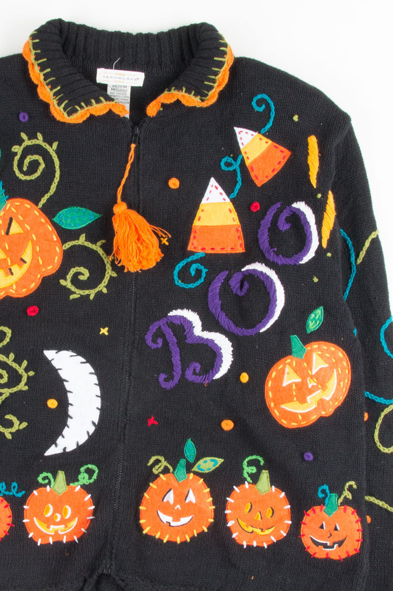 Jack-O-Lantern Halloween Sweater 371