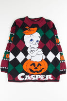 Casper The Ghost Argyle Sweater
