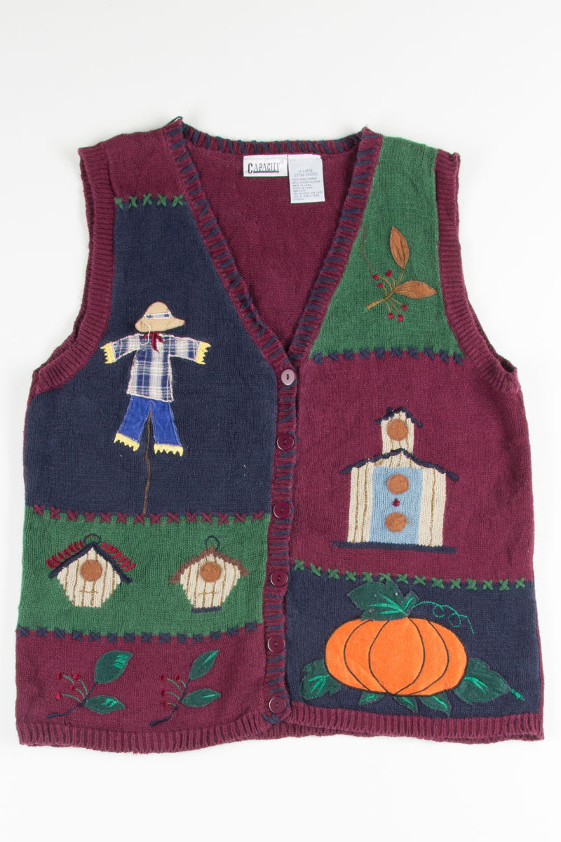 Fall Scarecrow Vest 361
