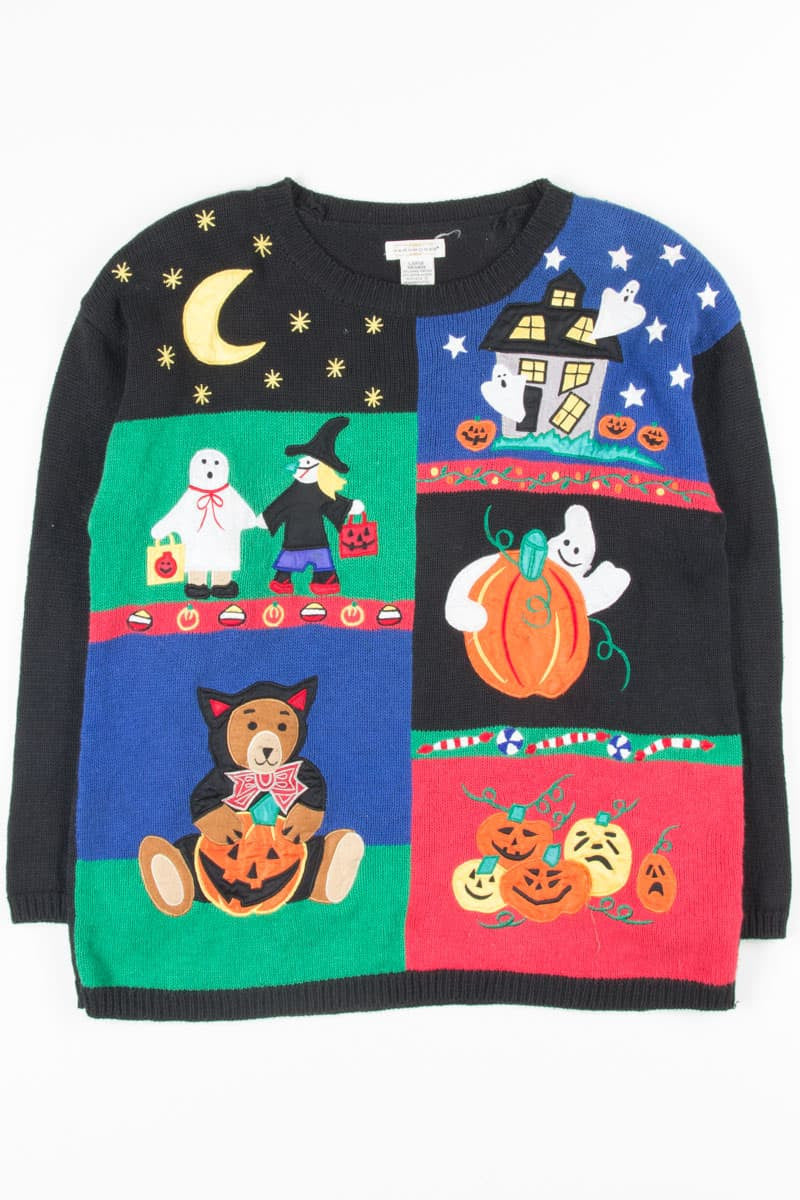 Vintage Halloween Sweater 387
