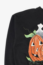 Vintage Halloween Ghost In Jack O Lantern Sweatshirt (1990s)