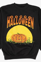 Vintage Happy Halloween Jack O Lantern Sweatshirt (1990s)