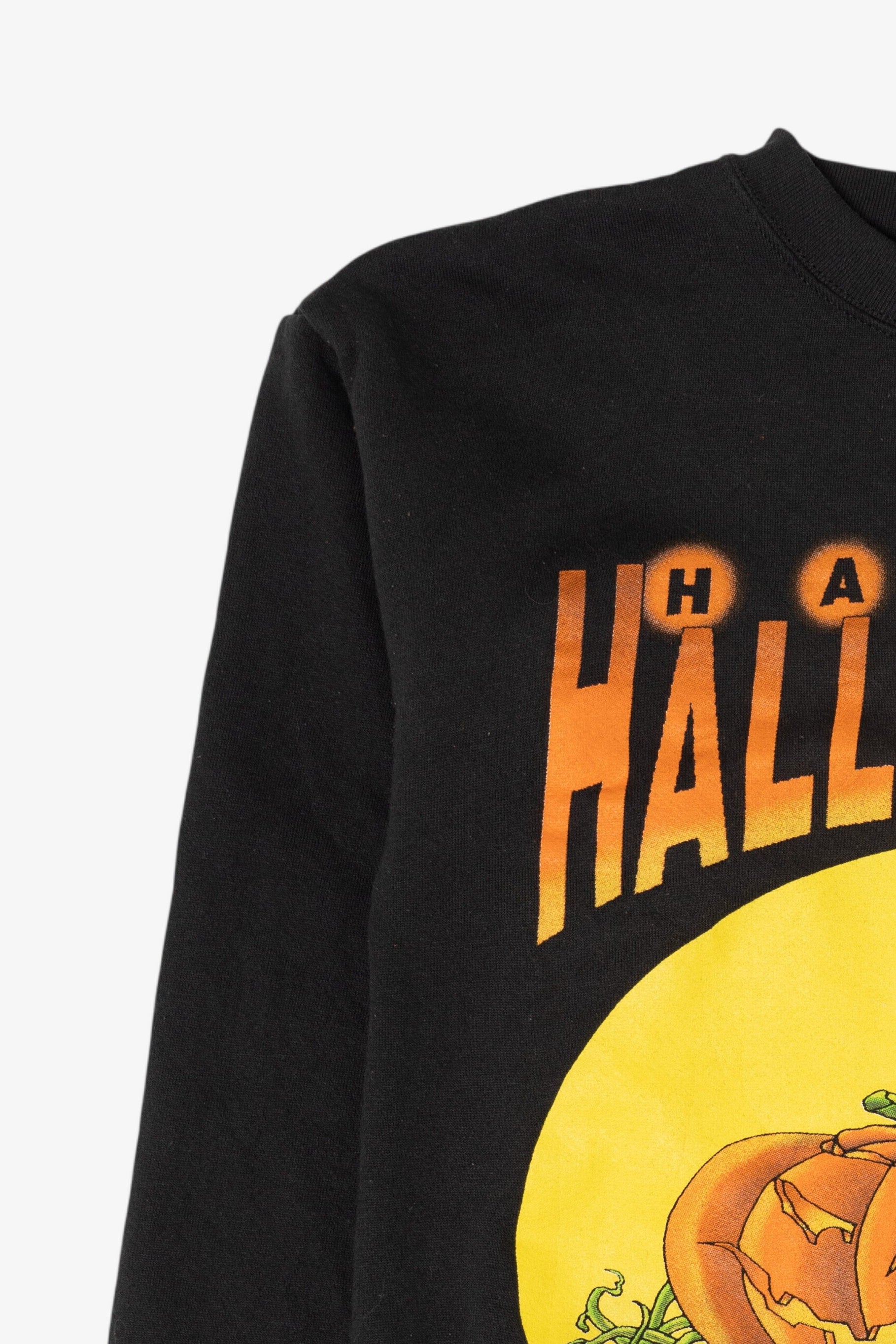 Vintage Happy Halloween Jack O Lantern Sweatshirt (1990s)