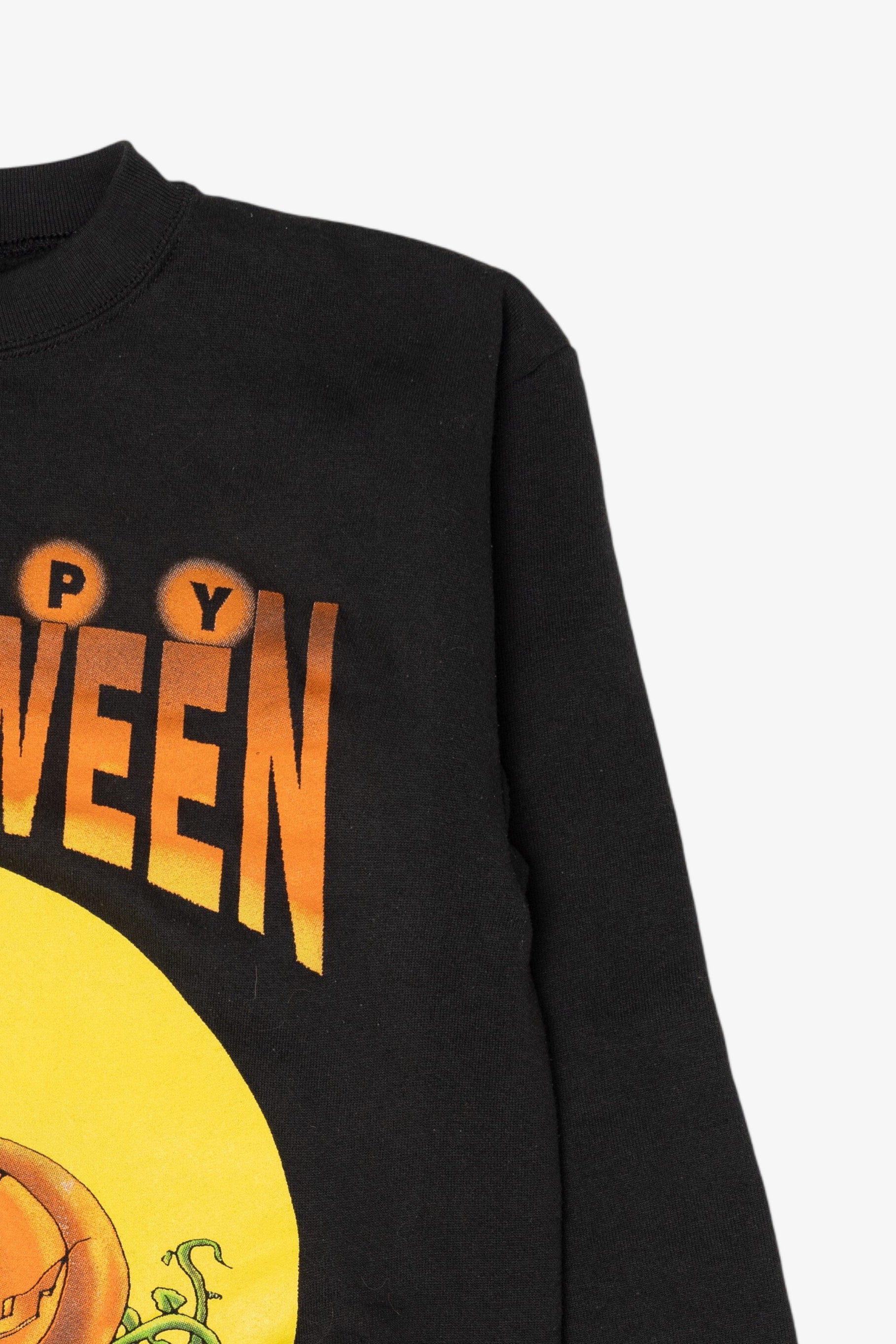 Vintage Happy Halloween Jack O Lantern Sweatshirt (1990s)