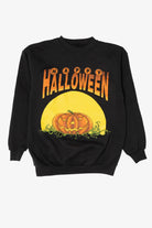 Vintage Happy Halloween Jack O Lantern Sweatshirt (1990s)