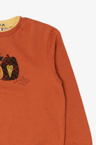 Vintage Orange Blair Pumpkin Sunflower Autumn Harvest Sweatshirt (1990s)