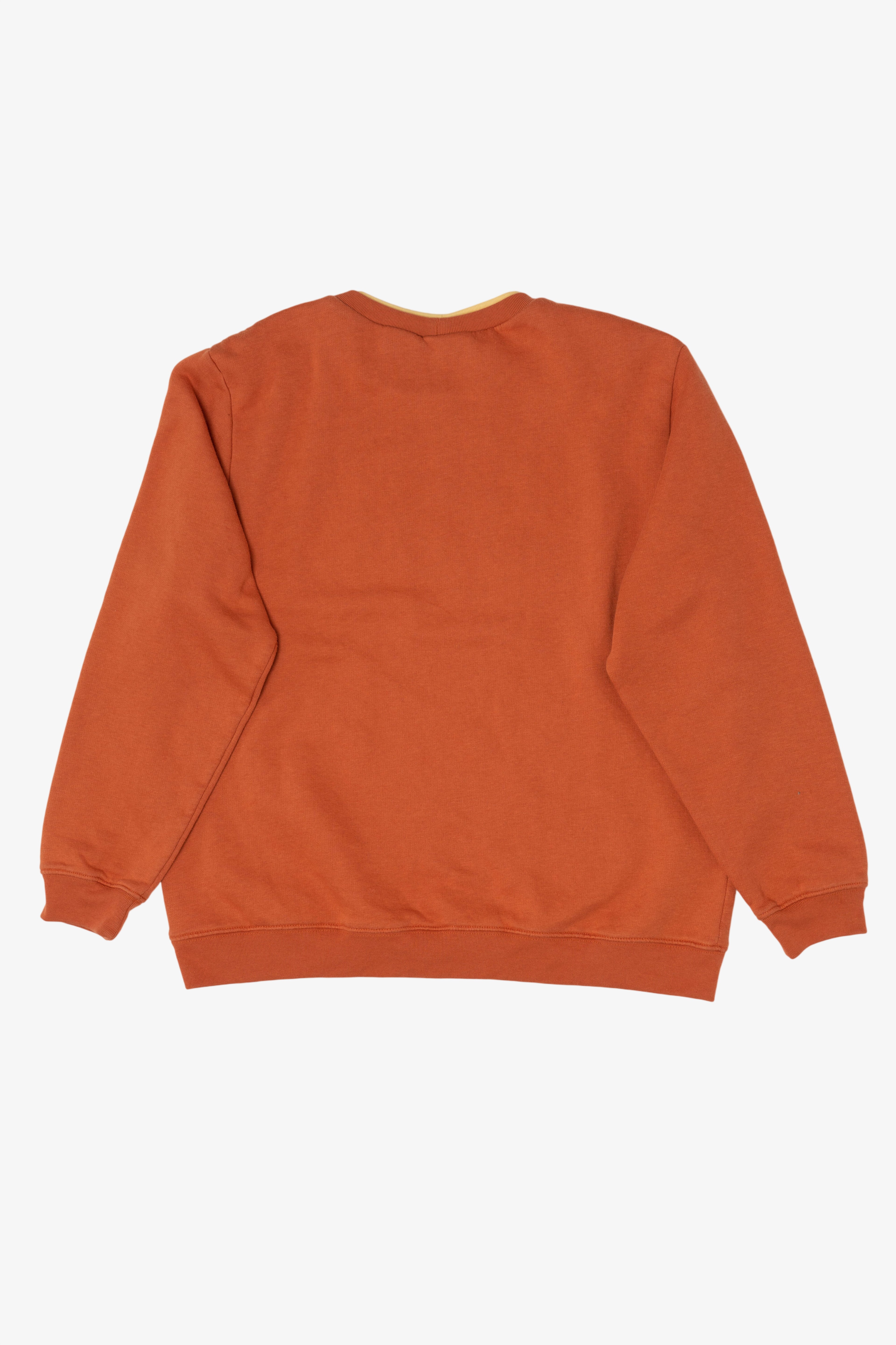 Vintage Orange Blair Pumpkin Sunflower Autumn Harvest Sweatshirt (1990s)